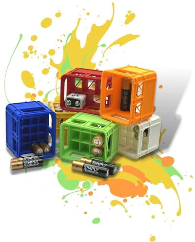 Batterie/Akku Aufbewahrung Box Bier Kasten Bierkiste Batteriekasten Batteriekiste Batteriebox Minikiste Minibox für Batterien und Akkus AA, AAA, 9V, Leer 3D-Druck (Schwarz, Leer)