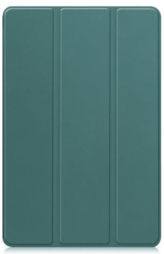 Custodia per Huawei MediaPad M3 Lite 10 BAH-W09 BAH-AL00 10.1 Tablet PU Custodia Protettiva Stand Cover per Huawei MediaPad M3 Lite 10.0 BAH-L09 Smart Slim Light Tri-Fold Stand Shell Case (verde)