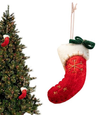 Decoraciones navideñas de Fieltro,Adornos de Fieltro para árbol de Navidad, Pequeños Adornos de Fieltro para árboles de Navidad, Figuras coleccionables Decorativas, Colgantes de árbol de Navidad, a