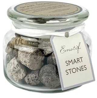 Corincraft Smart Stones | 100% Natural Aromatherapy for Energy & Focus | Volcanic Rock Infused with 8 Essential Oils | Sustainable Vegan & Cruelty-Free | Handmade in UK