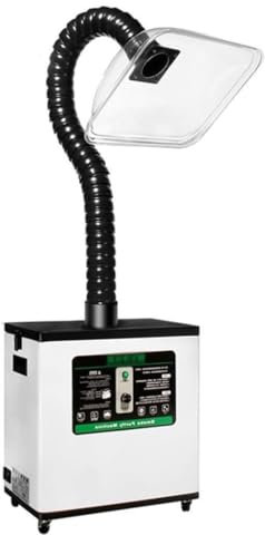 JODAIS Solder Fume Extractor, Mobile Welding Smoking Machine, Welding Smoke Absorber Air Purifier, 4 Stage HEPA Filter For Nail Salon and Soldering A