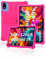 Funda para tablet DOOGEE U10 de 10 pulgadas, suave y agradable a la piel, de silicona, con soporte ajustable, color rosa
