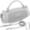 Khanka for JBL Charge 6 Silicone Protective Cover with Detachable Shoulder Strap & Utility Hook, Flexible Soft Case for JBL Charge 6 Portable Bluetooth Speaker,Case Only (White)