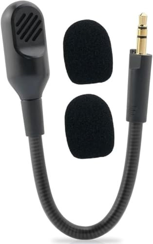 ZHHSUNY Barracuda X Microfono, microfono di ricambio staccabile, 3,5 mm, cancellazione del rumore, compatibile con Ra-zer Barracuda X, per PS-4 X-Box One Mac Cuffie senza fili