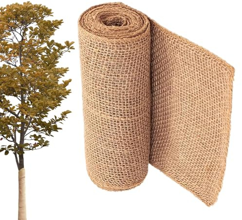 Baumumwicklung für Rinde – Schutzbandage für Stamme, wetterfeste Juteverpackungen, Frostschutz, starke Naturfaser, Ziken- und Hirschschutz