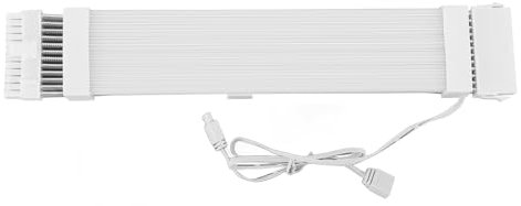 ARGB Neon Light Effect 24Pin Motherboard Power Extension Cable 8Pin Graphics Card Lighting Cable Support 5V 3Pin Sync 18AWG High Specification Power (3x8PIN Graphics Card ARGB Neon Cable)