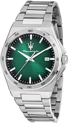 Maserati Herrenuhr, Uhrzeit, Datum, Analog, 40 mm, Velocita' Slim Kollektion, Herrengeschenk