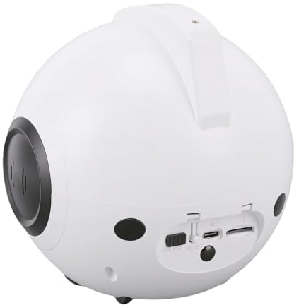 LICAEVEY Home Camera Robot, 2.5K Movable Pet Camera, 4MP Indoor Security Robot, 360° Coverage Via App Control, One Click Call 2 Way Talk Video Recording for Cats Home