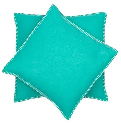 David Fussenegger Kissenhülle Uni Verde mare, 40x40 cm