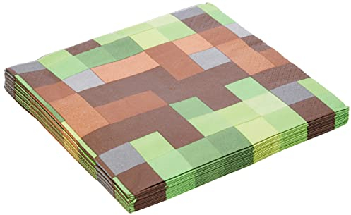 Amscan 511778 - TNT Pixel Party Luncheon Napkins - 16 Pack