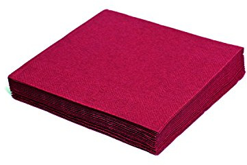 SWS-Schüler Servietten 2-lagig, 24 x 24 cm bordeaux [250 Stück]