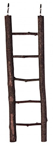 Pet Ting Natural Living Wooden Ladder With 5 Steps 26cm Birds Small pets