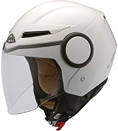SMK Helmets Hombre Dynamo x, Blanco/Rosa, L
