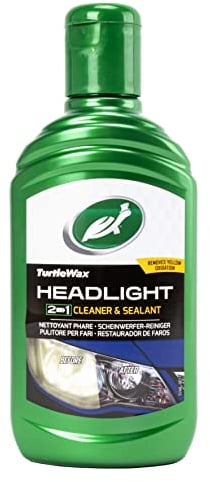 Turtle Wax 53168 Limpiador de faros restaurador, líquido, 300 ml (el envase puede variar)