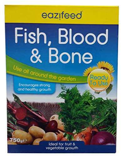 Fish, Blood and Bone - Natural Soil Conditioner Healthy Plant Growth Blossoming Flowers- Organic Ready to Use Multipurpose Fertilizer 750g- Nutrition Nurturing Garden Vegetation Life
