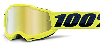 100% Accuri II Extra Jugend Motocross Brille Gelb/Schwarz