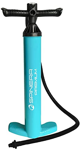 Spinera SUP & Kajak Handpumpen – Doppelhub & Power-Pumpen mit Manometer – Verschiedene Modelle & Volumen für aufblasbare Boards & Boote