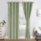 JIUZHEN Lot de 2 Rideaux Velours Occultants Doux et Opaques Rideaux à Oeillets Rideau Thermique Isolant Anti Chaleur et Frois pour Chambre Décoration 140x215cm (LxH) Vert Claire