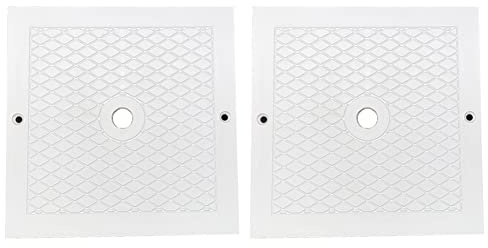 Donkivvy 2 Pack Pool Skimmer Lid, 10 Square Skimmer Lid Replacement for Hayward SPX1082E, SP082, 1083, 1084, 1085, SP1086 Automatic Skimmers
