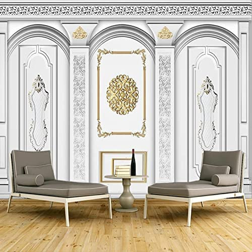 Murale Personalizzare 3D Peel And Stick Wallpaper Colonna Romana In Gesso Europeo Decorazione Murale Poster Immagine Grande Murale Per Camera Da Letto Soggiorno Of 400 (larghezza) x 280 (altezza) cm