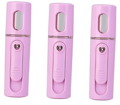 Beaupretty 3piezas Spray Frío Led Para Belleza Dispositivo De De Agua Usb Instrumento De Cuidado Facial Púrpura