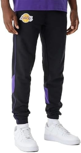 New Era Herren NBA Color Insert Jogger Loslak Blktrp Los Angeles Lakers Sweatpants, Schwarz, M EU