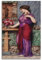 Poster An Offering to Venus von John William Godward Artworks Kunstdruck Wandkunst Gemälde Leinwand Geschenk Dekor Zuhause dekorativ 20 x 30 cm