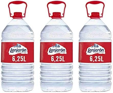 LOTE 4 CAJAS -Lanjaron Agua mineral 3 x 6250 ml - ECOSEGURA- TOTAL 12 GARRAFAS.