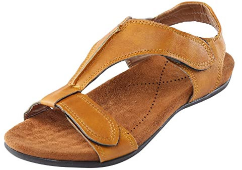 BOTCAM Ausgefallene Schuhe Damen Frauen Schuhe Mode Hausschuhe Flache Offene Spitze Pailletten Hausschuhe Sommer Lässige Mode Sandalen Ogg Schuhe Damen (Yellow, 38)