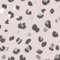 Pink Silver Leopard Print Wallpaper Animal Spots Dots Metallic Brush Stroke Black