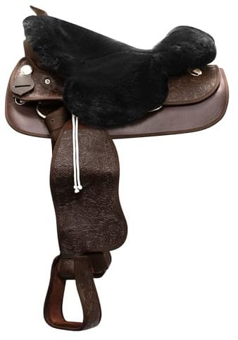 Scharenberg Lammfell Sattelsitzbezug für Westernsattel