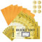 6 Set Goldenes Ticket Gutschein Rubbel, Gutschein zum Selber Ausfüllen mit Rubbelaufkleber, Rubbelkarte zum beschriften, Geschenke für Frauen, Kinogutschein,Geburtstagsgeschenk