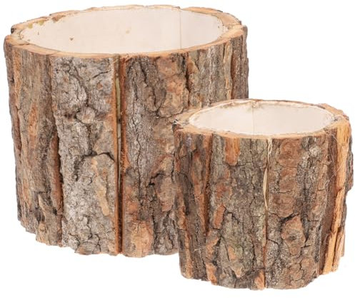 INOOMP 2 Pièces Pot De Fleurs Bois Bac à Fleurs Décoratif Seau pour Arrangements Floraux pour Décoration Intérieure