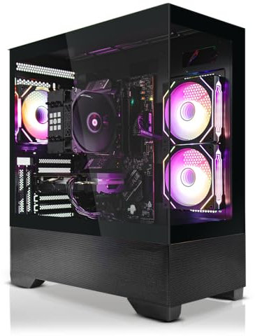 SYSTEMTREFF PC Gamer High-End AMD Ryzen 7 5800XT 8x4.8GHz | AMD Radeon RX 9070 XT 16GB | 1To M.2 NVMe | 32Go DDR4 RAM | Windows 11 Pro | Ordinateur de Bureau pour Les Joueurs, Les Gamers & Streamer