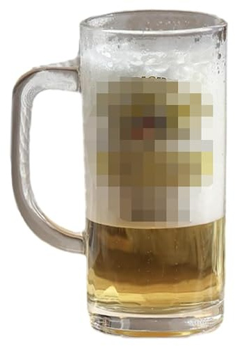 Japanese-style simple, exquisite, practical, high-temperature-resistant glass large-capacity beer cup - Ichiban
