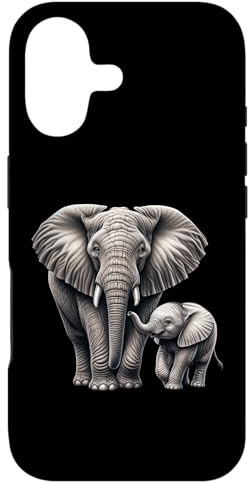 Mother and Calf Elephant | Elefant Lover Case for iPhone 17