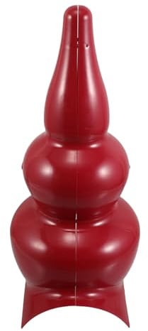 NOLITOY Traditionelle Chinesische Dachdekoration Kürbisförmig Dachziegel für Pavillons Gartenhäuser Wetterbeständig Vintage Dachornament