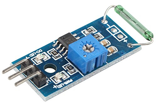 HALJIA - Reed-Sensor-Modul, Magnetron-Modul, Reed-Schalter, Magswitch Kompatibel mit Arduino
