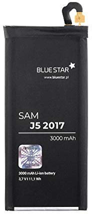 Bluestar Akku Ersatz kompatibel mit Samsung Galaxy J5 2017 - SM-J530 3000 mAh Austausch Batterie Accu EB-BA520ABE