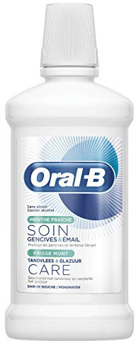 Oral-B Manuell Gum & Emaille Pflege Fresh Mint Mouthwash, 500 ml