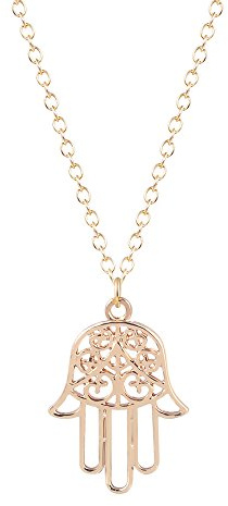 Soulsisters Halskette Hamsa Fatima Hand Halskette 18 k vergoldet