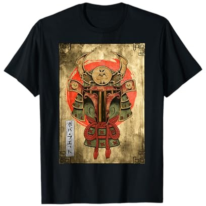 Star Wars Boba Fett Samurai Helmet T-Shirt