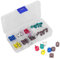 80 piezas 6mm condensador de ajuste de capacitancia variable Kit de condensador electrónico de cerámica 5/10/20/30/40/60/70/120P