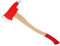 ATOSA hacha bombero decorativa 61 cm roja y plateada para disfraz