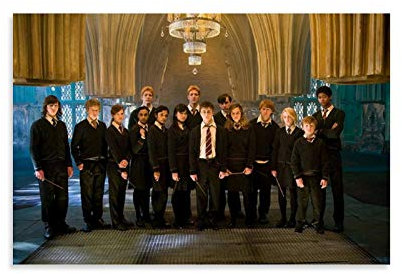 BGTS Harry Potter L Armée De Dumbledore Poster dekorative Malerei Leinwand Wandkunst Wohnzimmer Poster Schlafzimmer Malerei 16x24inch(40x60cm)