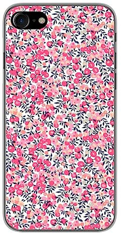1001coques Coque Compatible avec Apple iPhone SE 2020, Apple iPhone SE 2022 - Housse Fine en Silicone Transparente - Design Liberty Wiltshire Rose