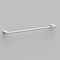 Kon-fort Home Porta Asciugamani Bianco 30 cm – Acciaio Inox AISI 304, Fissaggio a Viti, Design Moderno Bianco Opaco per Bagno