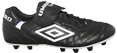 Umbro Speciali 98 Maxim V22 FG, Tacos de fútbol Hombre, Negro Blanco, 42.5 EU