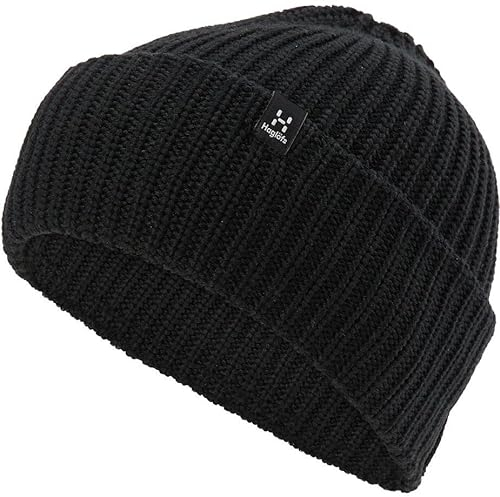Haglöfs Damen Top Out Baskenmütze, True Black, One Size