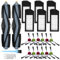 AiLomey Accessoires pour Ecovacs Deebot X1 Omni / X1 e Omni / X1 Turbo / X1 / X1 Plus Aspirateur, 2 Brosse Principale, 12 Brosses Latérales, 6 Filtres, 2 Brosse de Nettoyage